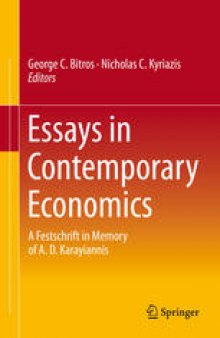 Essays in Contemporary Economics: A Festschrift in Memory of A. D. Karayiannis