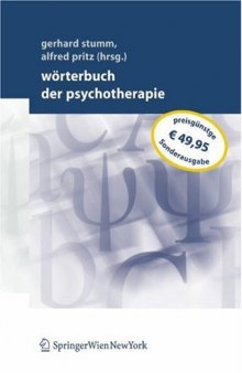 Wörterbuch der Psychotherapie (German Edition)