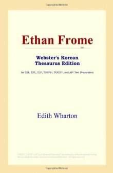 Ethan Frome (Webster's Korean Thesaurus Edition)