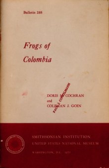 Frogs of Colombia