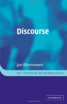 Discourse: A Critical Introduction  