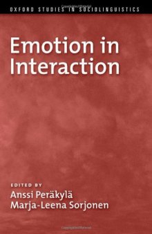 Emotion in Interaction