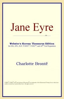 Jane Eyre (Webster's Korean Thesaurus Edition)