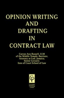 Opinion Writing & Drafting in Contract Law
