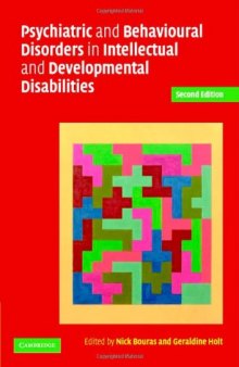 Psychiatric and Behavioural Disorders in Intellectual and Developmental Disabilities