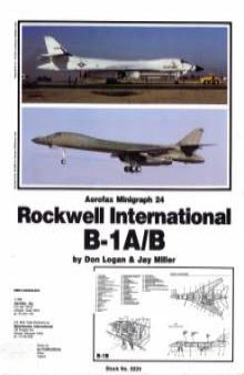 Rockwell International B-1A/B Aerofax Minigraph 24 
