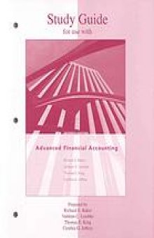 Study guide for use with Advanced financial accounting, seventh edition