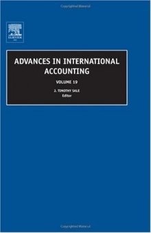Advances in International Accounting, Volume 19