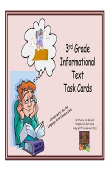 3rd Grade Informational Text Task Cards (and Game)!
