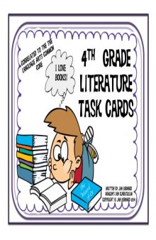 4th Grade Literature Task Cards (and Game)!