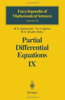 Partial Differential Equations IX. Elliptic Boundary Value Problems