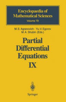 Partial Differential Equations IX: Elliptic Boundary Value Problems
