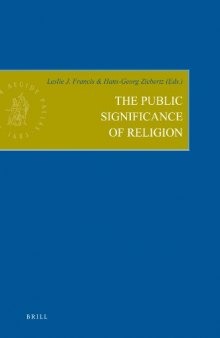 The Public Significance of Religion (Empirical Studies in Theology)  