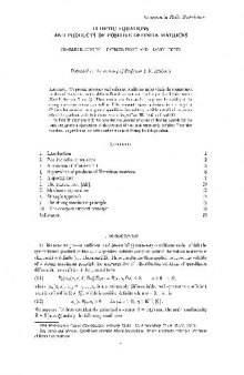 Elliptic equations and products of positive definite matrices
