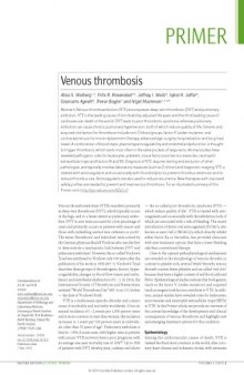 Venous thrombosis