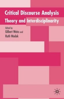 Critical discourse analysis: theory and interdisciplinarity  