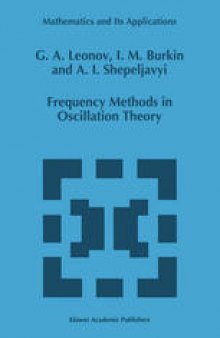 Frequency Methods in Oscillation Theory