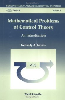 Mathematical problems of control theory: an introduction