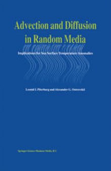 Advection and Diffusion in Random Media: Implications for Sea Surface Temperature Anomalies