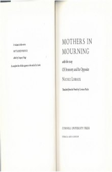 Mother in Mourning