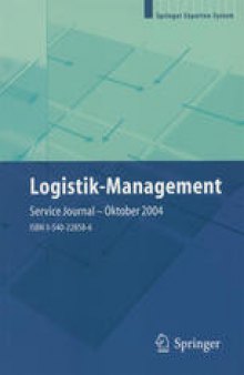 Logistik-Management: Strategien — Konzepte — Praxisbeispiele