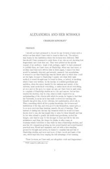 Alexandria and her schools