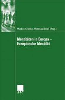 Identitäten in Europa — Europäische Identität