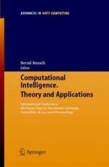 Computational Intelligence, Theory and Applications: International Conference 9th Fuzzy Days in Dortmund, Germany, Sept. 18–20, 2006 Proceedings
