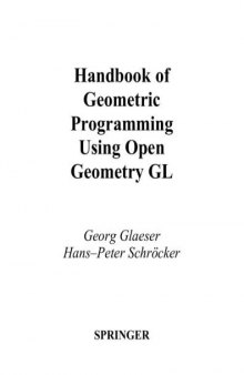 Handbook of Geometric Programming Using Open Geometry GL