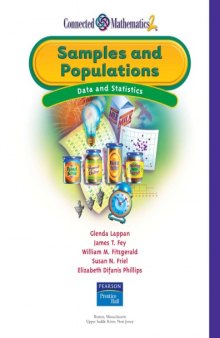 Samples & Populations: Data & Statistics (Connected Mathematics 2   Grade 8)