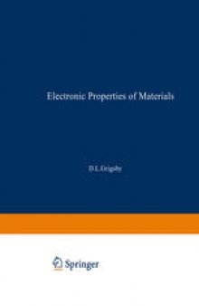 Electronic Properties of Materials: A Guide to the Literature Volume Two, Part One Volume 1 / Volume 2 / Volume 3
