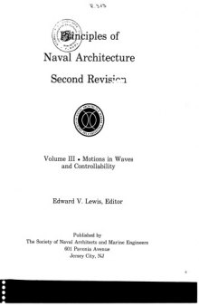 Ebook Principles Of Naval Architecture Vol Iii Sname
