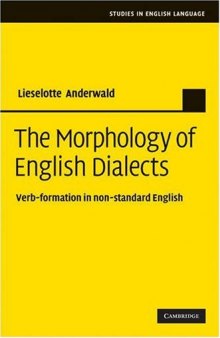 Morphology english dialects
