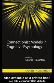 Connectionist Models in Cognitive Psychology (Studies in Cognition)