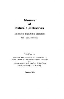 Glossary of Natural Gas Reserves