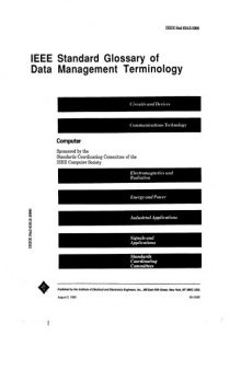 IEEE Standard Glossary of Data Management Terminology (Ansi)