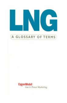 LNG : a glossary of terms