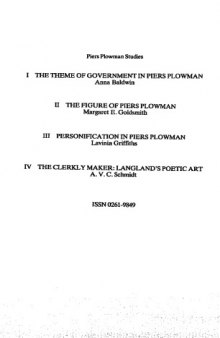 Piers Plowman: A Glossary of Legal Diction 