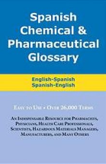 Spanish chemical & pharmaceutical glossary