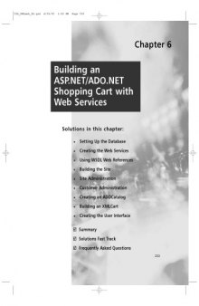 Building an online shopping cart