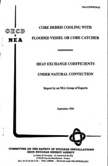 Heat Exchange Coefficients - Natural Convection (csni-r1994-32)