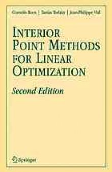 Interior point methods for linear optimization
