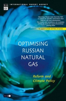 Optimizing Russian Natural Gas: Reform And Climate Policy