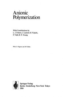 Anionic Polymerization