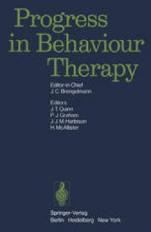 Progress in Behaviour Therapy