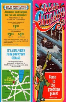 Old Chicago Indoor Amusement Park Brochure