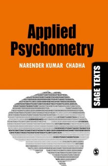 Applied Psychometry (Sage Texts)