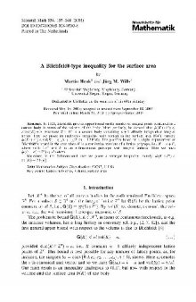 A Blichfeldt-type inequality for the surface area