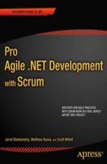 Pro Agile .NET Development with Scrum