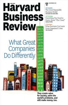 Harvard Business Review - November 2011 volume 89 issue 11